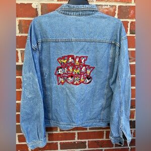Vintage Walt Disney World Embroidered Denim Jacket Size XXL Mickey Inc. C11